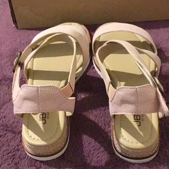 NWT JBU “Cayman” Reptile By Jambu Memory Foam Ankle Wrap Sandals- 11 - Picture 5 of 9